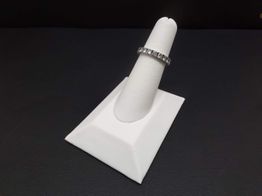 anillo plata 925mm con circonita 