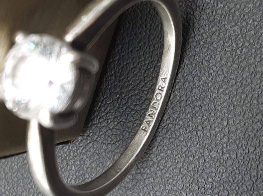 anillo plata 925mm con circonita 