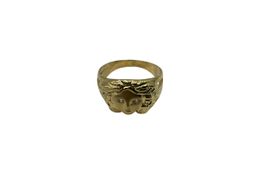 anillo oro 18k con circonita 