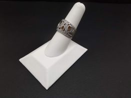 anillo plata 925mm con circonita 