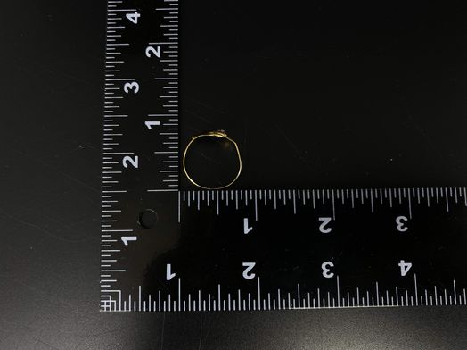 anillo oro 18k con circonita 