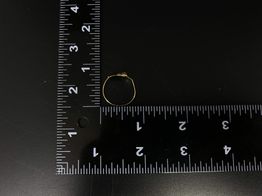 anillo oro 18k con circonita 