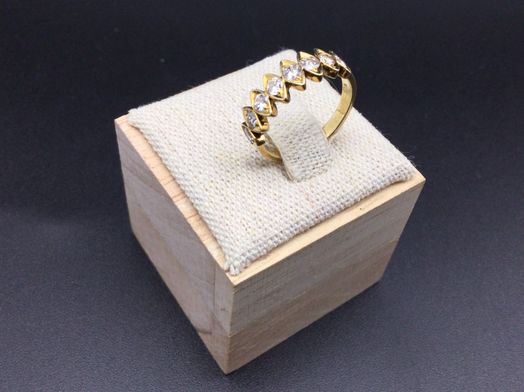 anillo oro 14k con diamante 