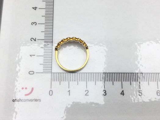 anillo oro 14k con diamante 