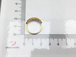 anillo oro 14k con diamante 