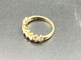 anillo oro 14k con diamante 