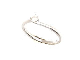 anillo oro 18k con diamante 