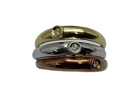 anillo oro 18k con circonita 