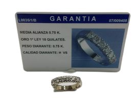 anillo oro 18k con diamante 