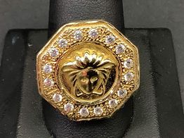 anillo oro 18k con circonita  anillo oro 18k con circonita