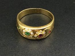 anillo oro 18k 