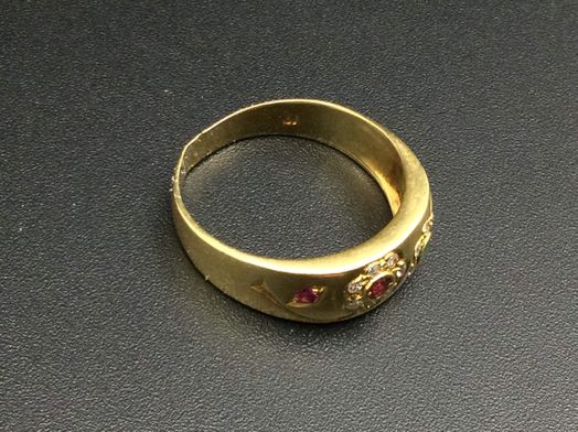 anillo oro 18k 