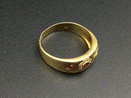 anillo oro 18k 