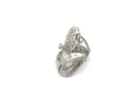 anel ouro 18k com pedra con diamante 