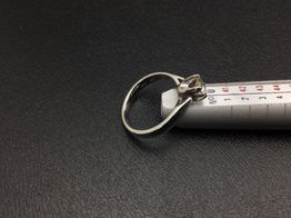 anillo oro 18k con circonita 