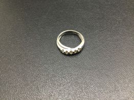 anillo oro 18k con circonita 