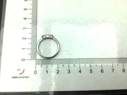 anillo oro 18k con diamante 