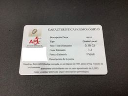 anillo oro 18k con diamante 