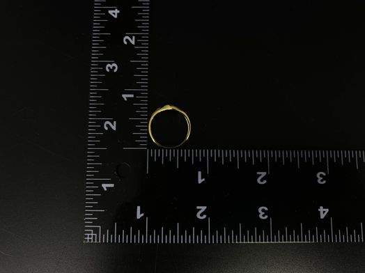 anillo oro 18k con circonita 