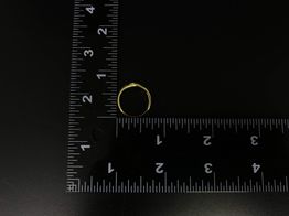 anillo oro 18k con circonita 
