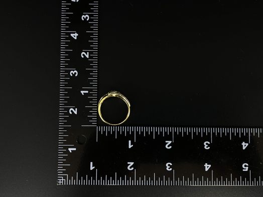 anillo oro 18k con circonita 