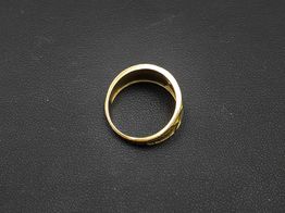 anillo oro 18k con circonita 