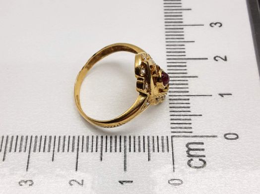 anillo oro 18k 