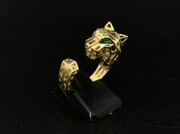 anillo oro 18k con cuarzo 