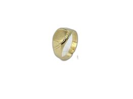 anel ouro 18k con sem pedra 