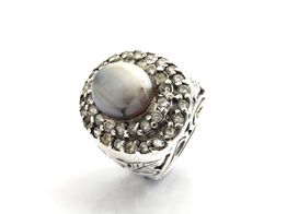 anillo plata 925mm con cuarzo 