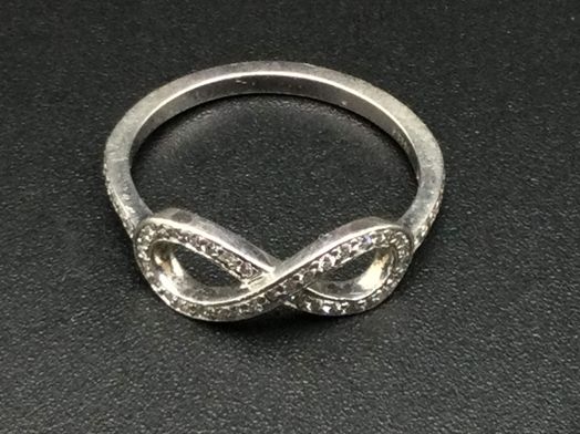 anillo platino con diamante de laboratorio 