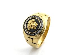 anillo oro 18k con circonita 