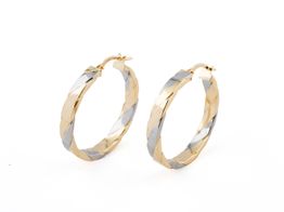 argollas oro 18k 