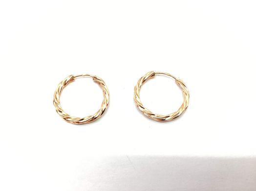 argolas ouro 19k 