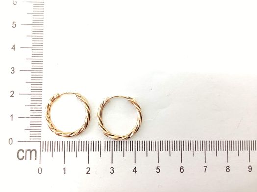 argolas ouro 19k 