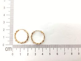 argolas ouro 19k 