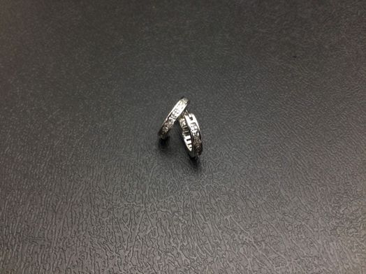 argollas plata 925mm con circonita 