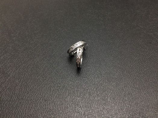 argollas plata 925mm con circonita 