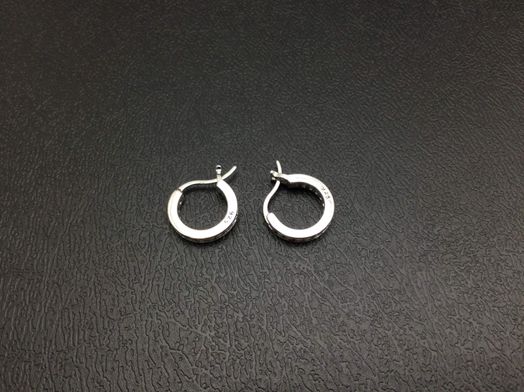 argollas plata 925mm con circonita 