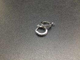 argollas plata 925mm con circonita 