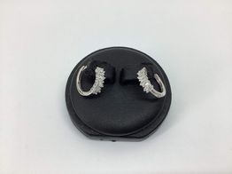 argollas plata 925mm con circonita 