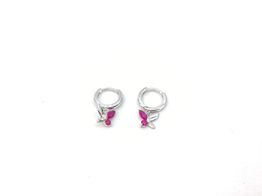 argollas plata 925mm con circonita 