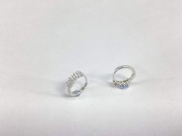 argollas plata 925mm con circonita 