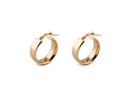 argollas oro 18k 