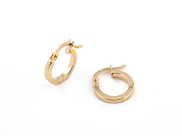 argollas oro 18k 