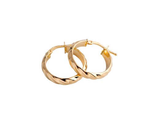 argollas oro 18k 