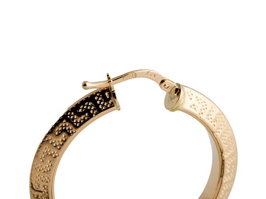 argollas oro 18k 