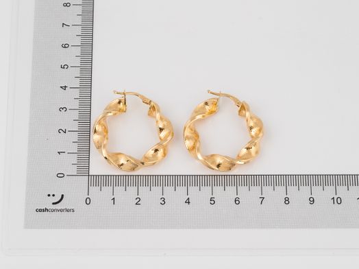 argollas oro 18k 