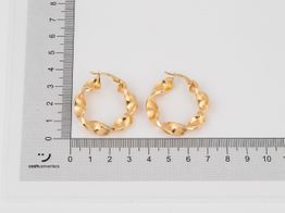 argollas oro 18k 
