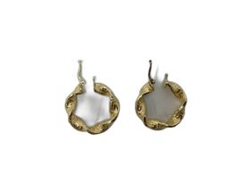 argollas oro 18k 